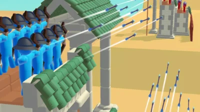 Скриншот Archery Bastions: Захват замка Мод [Много денег] на Андроид на Андроид