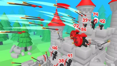 Merge Archers Мод [Бесплатные покупки] на Андроид мод - скриншот игры