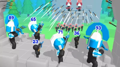 Скриншот Merge Archers Мод [Бесплатные покупки] на Андроид на Андроид