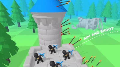 Merge Archers Мод [Бесплатные покупки] на Андроид - скриншот геймплея 7