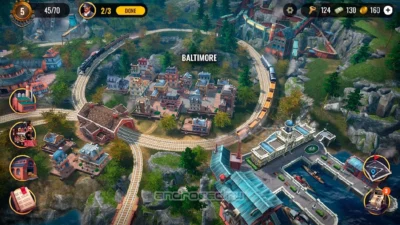 Скриншот игры Railroad Empire: Игра в поезда Мод [Много ресурсов] на Андроид 5
