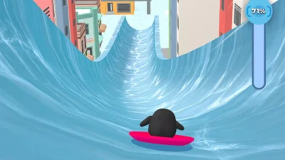 Геймплей Sled Surfers Мод [Всё открыто] на Андроид - скриншот 3