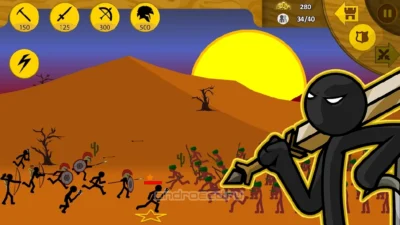 Stick War: Legacy Мод [Бесплатные покупки] на Андроид мод - скриншот игры