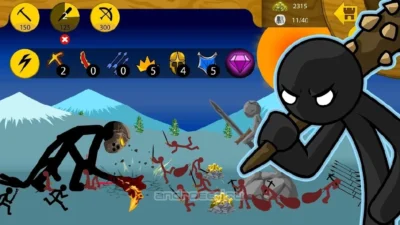 Скриншот игры Stick War: Legacy Мод [Бесплатные покупки] на Андроид 5