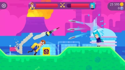 Bowmasters Мод [Много алмазов] на Андроид мод - скриншот игры