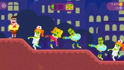 Скриншот игры Bowmasters Мод [Много алмазов] на Андроид 5