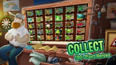 Геймплей Читы на Plants vs. Zombies 2 [Мод-меню] - скриншот 3