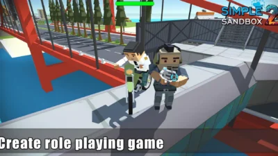 Геймплей Читы на Simple Sandbox 2 [Мод-меню] - скриншот 8