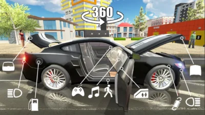 Скриншот Читы на Симулятор Автомобиля 2 [Мод-меню] на Андроид