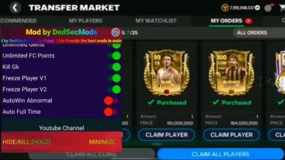 EA SPORTS FC Mobile Soccer / FIFA Mobile 26 Мод [Много гемов] на Андроид - скриншот геймплея 2