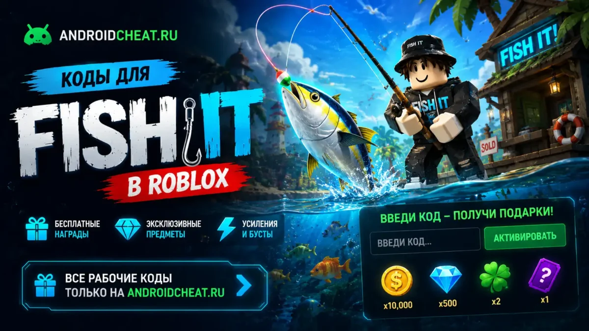 Коды Лови Это! (Fish It!) в Roblox — Июнь 2026