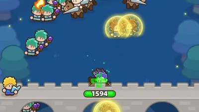 Скриншот игры Gear Defenders Мод [Много алмазов] на Андроид 5