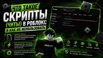 Что такое скрипты (читы) в Роблокс и как их использовать