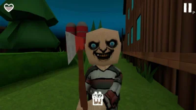 Скриншот Dark Neighbors: Mansion Escape Мод [Бессмертие] на Андроид на Андроид