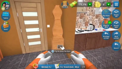 Скриншот House Flipper Мод [Много денег] на Андроид на Андроид